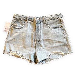 NWT High rise Cut Off Jean Shorts